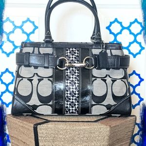 Coach Hampton Signature Satchel